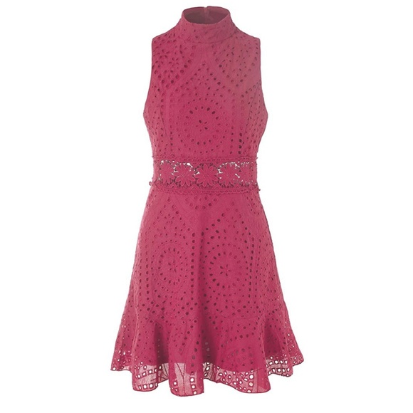 NWT Drop Waist Cut Out High Neck Sundress - Picture 4 of 6